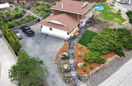 top view retaining